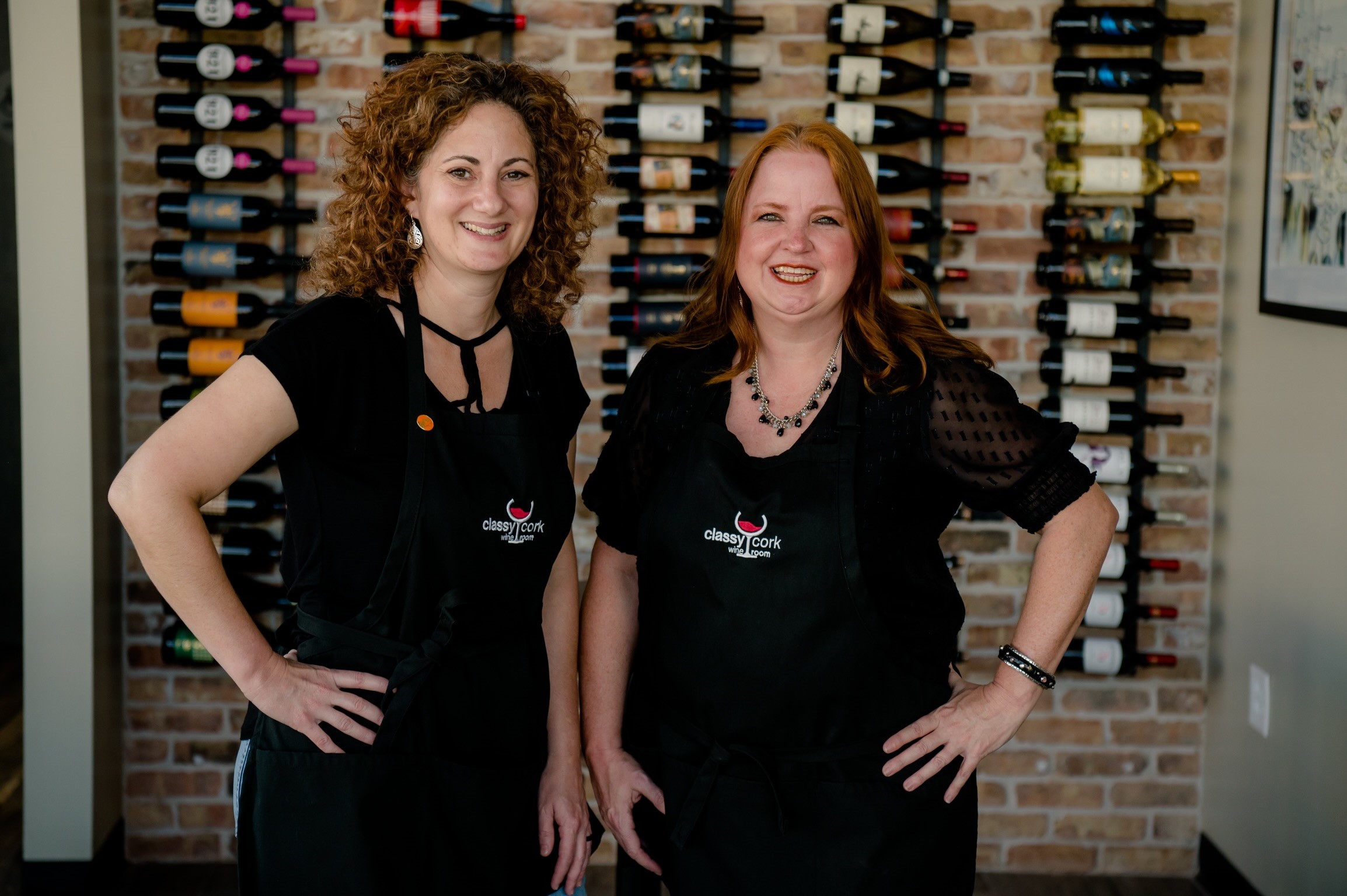 Angela and Alicia - Owners of The Classy Cork